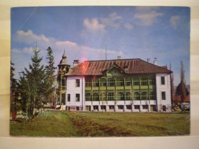 ROMANIA - MALNAS - VILA DIN STATIUNE - CIRCULATA , TIMBRATA . foto