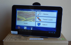GPS Navigatie ANDROID / Tableta 7&amp;quot; Inch HD, Camera DVR ,16GB ,WiFI, 1.2GHz ( 1200MHz), 512 ram, iGO Primo 3D FULL EU, Auto, TIR,Camion foto