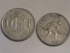 Luxemburg 1 Franc 1960 foto