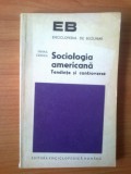 n1 Mihail Cernea - SOCIOLOGIA AMERICANA-TENDINTE SI CONTROVERSE