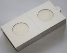 Cartonase rame plicuri autoadezive pentru monede Leuchtturm ? 37,5 mm foto