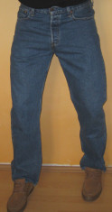 Blugi Originali Levis / Levi`s 582 W 33 L 32 Clasici / Eleganti / Simpli ( Talie 83 / Lungime crac 81 / Lungime totala 109 ) foto