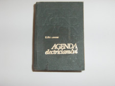 Carte veche Agenda Electricianului foto