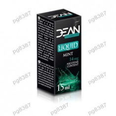 Lichid tigara electronica aroma mint, continut nicotina 14mg, 15ml., DEAN - 400324 foto