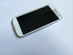 Samsung Galaxy S3 i9300 White ALb Impecabil CA NOU Liber in Orice Retea Okazie !!! foto