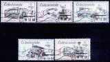 Cehoslovacia 1987 cat.nr.2722-6 stampilat
