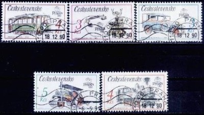 Cehoslovacia 1987 cat.nr.2722-6 stampilat foto