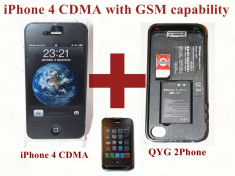 iPhone 4 16GB Black (CDMA) cu adaptor GSM foto