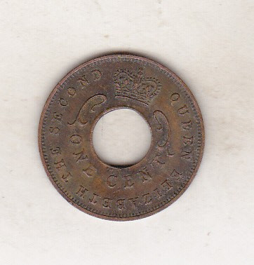 bnk mnd East Africa 1 cent 1959 H foto
