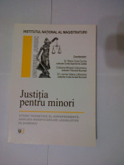 JUSTITIA PENTRU MINORI - INSTITUTUL NATIONAL AL MAGISTRATURII(2003) foto