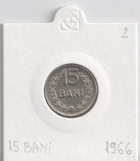 ROMANIA R.S.R. 15 BANI 1966 [1] foto