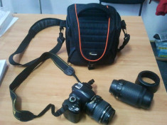 Kit aparat foto DSLR Nikon D60 foto