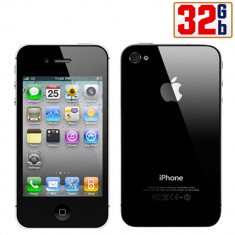 MEGA-OFERTA! APPLE IPHONE 4 32GB NEGRU, NOU, NEVERLOCKED, 00.00 min ! vanzator GOLD! foto