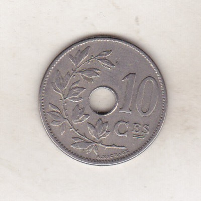 bnk mnd Belgia 10 centimes 1904 foto