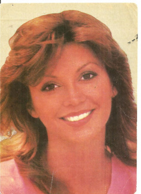 CPI (B4044) VICTORIA PRINCIPAL, CARTE POSTALA ILUSTRATA, CASA FILMULUI ACIN, SCRISA SI NECIRCULATA, (1) foto