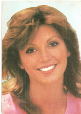 CPI (B4046) VICTORIA PRINCIPAL, CARTE POSTALA ILUSTRATA, CASA FILMULUI ACIN, SCRISA SI NECIRCULATA, (3) foto