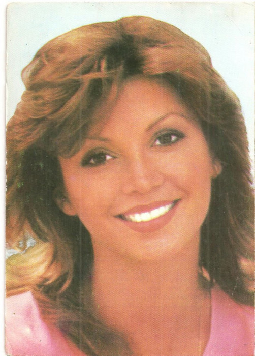 CPI (B4046) VICTORIA PRINCIPAL, CARTE POSTALA ILUSTRATA, CASA FILMULUI ACIN, SCRISA SI NECIRCULATA, (3)