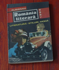 almanah Romania Literara 1988 foto