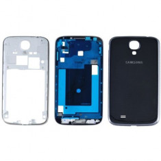 Carcasa rama fata rama display rama lcd rama ecran mijloc miez corp capac spate capac baterie Samsung I9505 Galaxy S4 SIV S 4 S IV blue Originala NOUA foto