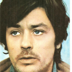 CPI (B4036) ALAIN DELON, CARTE POSTALA ILUSTRATA, CASA FILMULUI ACIN, NECIRCULATA, (4)