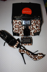pantofi Karen Millen - animal print - mar 38 + poseta + portofel foto