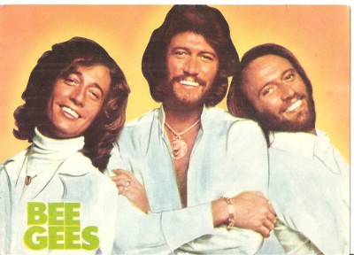 CPI (B4015) FORMATIA BEE GEES, CARTE POSTALA ILUSTRATA, NECIRCULATA, CASA FILMULUI ACIN (2) foto