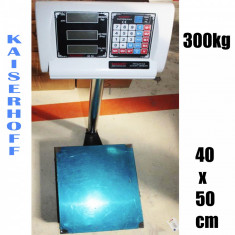 CANTAR ELECTRONIC 300kg CU PLATFORMA! foto