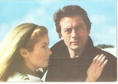 CPI (B4001) CATHERINE DENEUVE SI ALAIN DELON IN FILMUL &amp;quot;POLITISTUL&amp;quot;, NECIRCULATA, CASA FILMULUI ACIN foto