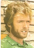 CPI (B4026) CLINT EASTWOOD, CARTE POSTALA ILUSTRATA, CASA FILMULUI ACIN, NECIRCULATA, (2)