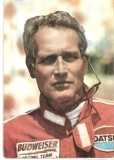 CPI (B4053) PAUL NEWMAN, CARTE POSTALA ILUSTRATA, CASA FILMULUI ACIN, SCRISA SI NECIRCULATA, (4)