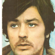 CPI (B4033) ALAIN DELON, CARTE POSTALA ILUSTRATA, CASA FILMULUI ACIN, NECIRCULATA, (2)