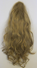 Peruca par sintetic / artificial, blond, ondulat, stare buna, lungime 60 cm - ASPECT PAR NATURAL!!!! foto