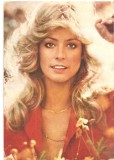 CPI (B4086) FARRAH-FAWCETT MAJORS, CARTE POSTALA ILUSTRATA, CASA FILMULUI ACIN, NECIRCULATA, (1)