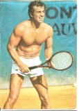 CPI (B4099) JEAN PAUL BELMONDO, CARTE POSTALA ILUSTRATA, CASA FILMULUI ACIN, NECIRCULATA, (SANDITA)
