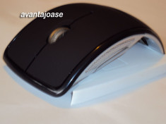 MOUSE arc WIRELESS pliabil pe Laser USB, Mouse ergonomic fara fir foto