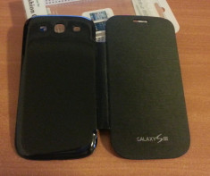 Husa Toc Flip Cover Samsung Galaxy S3 i9300 i9305 + Folie Protectie Display GRATIS foto