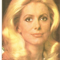 CPI (B4074) CATHERINE DENEUVE, CARTE POSTALA ILUSTRATA, CASA FILMULUI ACIN, NECIRCULATA, (12)