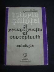 ILIE PARVU - ISTORIA STIINTEI SI RECONSTRUCTIA EI CONCEPTUALA * ANTOLOGIE {1981} foto