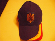 Sapca din bumbac ROMANIA tricolor - steag sepci reglabile foto