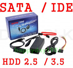 ADAPTOR USB 2.0 SATA IDE DVD-RW RACK EXTERN foto