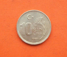 TURCIA 10 LIRE 1999 XF+ foto