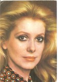 CPI (B4076) CATHERINE DENEUVE, CARTE POSTALA ILUSTRATA, CASA FILMULUI ACIN, NECIRCULATA, (2), Fotografie