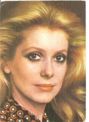 CPI (B4076) CATHERINE DENEUVE, CARTE POSTALA ILUSTRATA, CASA FILMULUI ACIN, NECIRCULATA, (2) foto