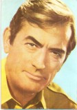 CPI (B4081) GREGORY PECK, CARTE POSTALA ILUSTRATA, CASA FILMULUI ACIN, NECIRCULATA, (2)