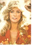 CPI (B4087) FARRAH-FAWCETT MAJORS, CARTE POSTALA ILUSTRATA, CASA FILMULUI ACIN, NECIRCULATA, (14), Fotografie