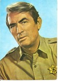 CPI (B4083) GREGORY PECK, CARTE POSTALA ILUSTRATA, CASA FILMULUI ACIN, NECIRCULATA, (26)