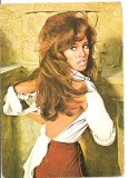 CPI (B4060) RAQUEL WELCH, CARTE POSTALA ILUSTRATA, CASA FILMULUI ACIN, NECIRCULATA (sandita)