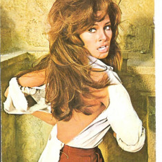 CPI (B4060) RAQUEL WELCH, CARTE POSTALA ILUSTRATA, CASA FILMULUI ACIN, NECIRCULATA (sandita)