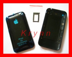 BC12 - Carcasa capac spate iPhone 3G, 3GS la tipla, 32 GB 32GB + BONUS: tavita sim tray!!! - LIVRARE GRATUITA IN CAZUL PLATII IN AVANS! foto