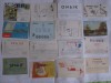 Lot 16 Carti Postale Colectie Radio Amatori - Indicative Radio - CP Colectie